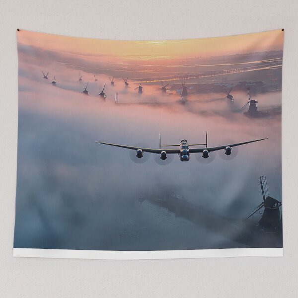Item preview, Misty Sunrise Flight Over Holland designed and sold by Skyframe Aviation.