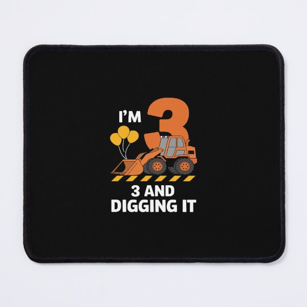 Item preview, Kids I'm 3 And Digging It 3 Year Boy 3rd Birthday Skid Steer designed and sold by SyntaxClaw.