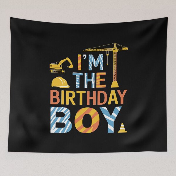 Item preview, Kids I'm the Birthday Construction Boy Excavator Bday Party  designed and sold by FadeOfThrone.
