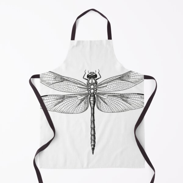 Item preview, Elegant Black and White Dragonfly Artwork designed and sold by Wonderful Designs.