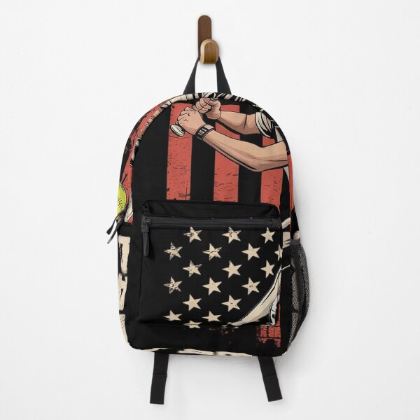 Item preview, Mens  Softball Dad US Flag Patriotic Dad Father's Day Men  designed and sold by MarryIsMonth.