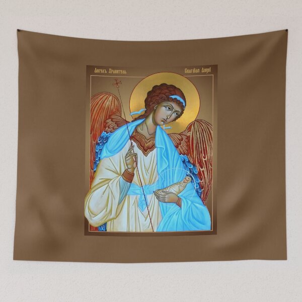 Item preview, Guardian Angel Orthodox Icon designed and sold by orthodox-icon.