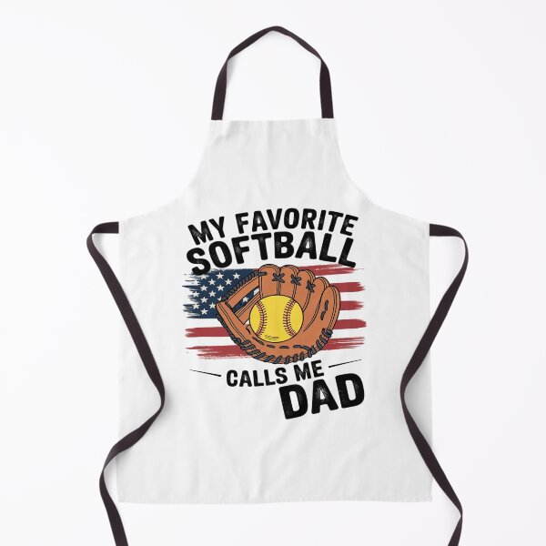 Item preview, My Favorite Softball Player Calls Me Dad Proud Softball DAD designed and sold by MarryIsMonth.