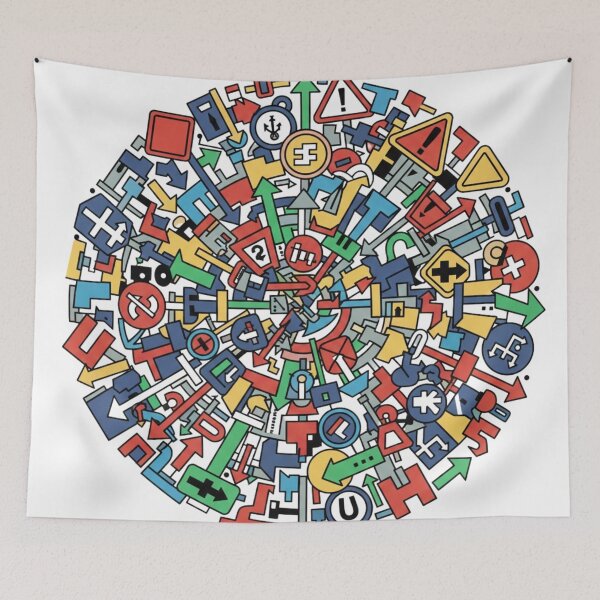 Item preview, Circular Urban Chaos designed and sold by Faraxsell.