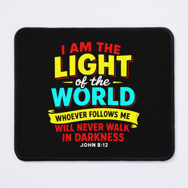 Item preview, John 8:12 I Am The Light Of The World designed and sold by plushism.