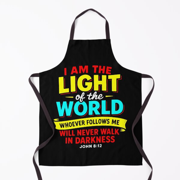 Item preview, John 8:12 I Am The Light Of The World  designed and sold by plushism.