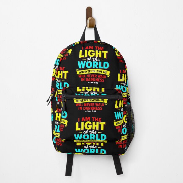 Item preview, John 8:12 I Am The Light Of The World designed and sold by plushism.