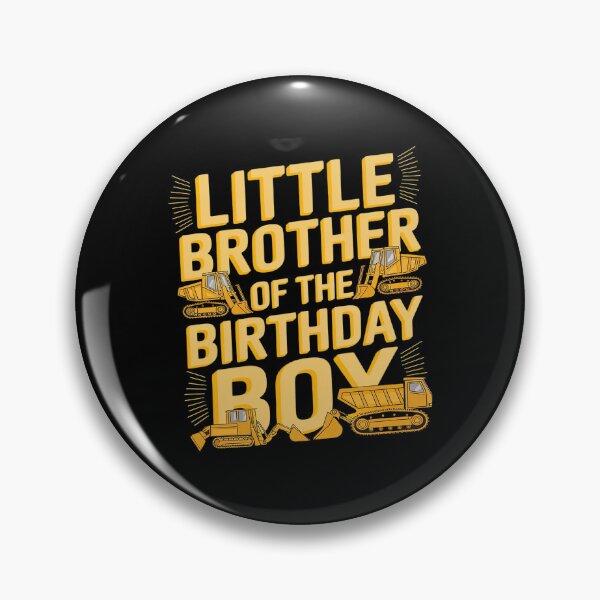 Item preview, Little Brother of the Birthday Boy Construction Worker Bday  designed and sold by FadeOfThrone.