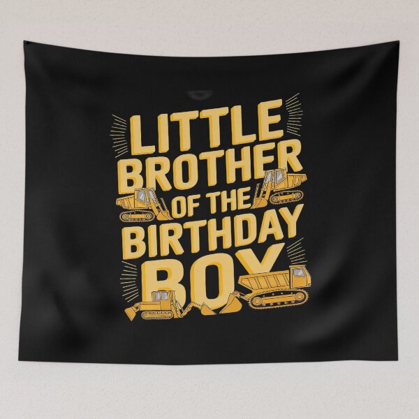 Item preview, Little Brother of the Birthday Boy Construction Worker Bday  designed and sold by FadeOfThrone.