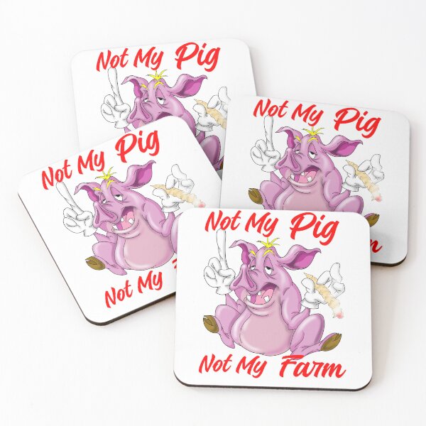 Item preview, Not my pig not my farm/ Fried Like Pork 420 designed and sold by TheEndDesign.