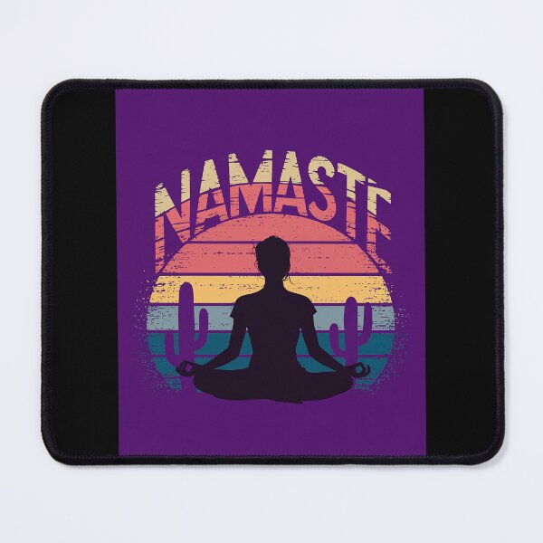 Item preview, Namaste Yoga Poses Zen Fitness Women Workout  designed and sold by MarryIsMonth.