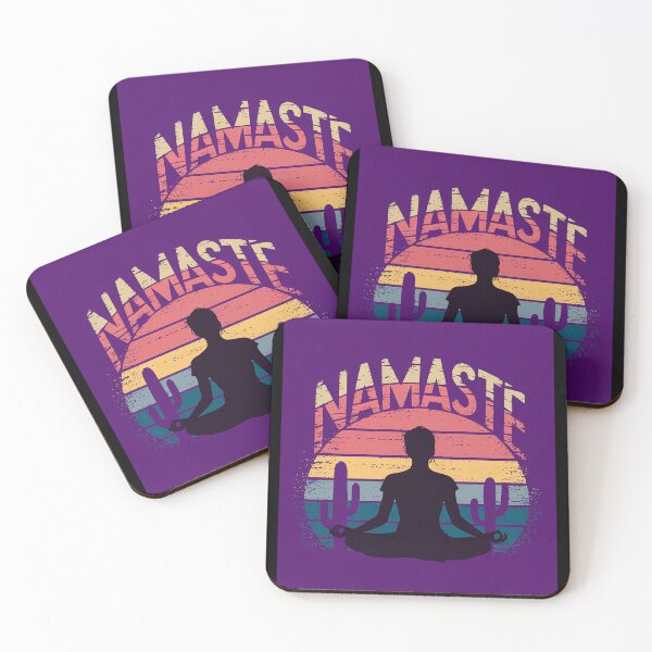 Item preview, Namaste Yoga Poses Zen Fitness Women Workout  designed and sold by MarryIsMonth.
