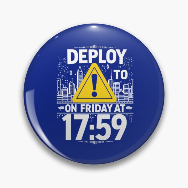 Artikelvorschau, Lustiges Freitags-Update um 17:59 Uhr – T-Shirt für Softwareentwickler und Programmierer entworfen und verkauft von LIVE_FREE.
