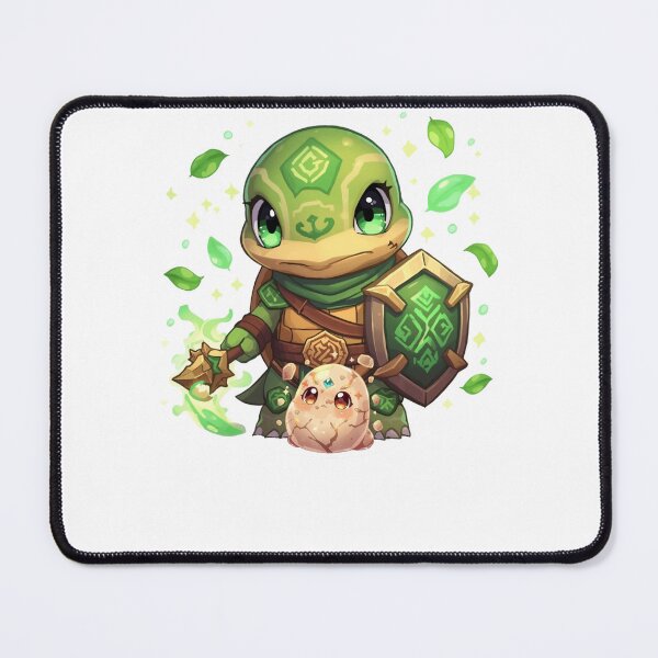 Item preview, Tharion Stoneward – Shield of the Eternal Ground | Druid Turtle Guardian Fantasy Art designed and sold by Monzora.