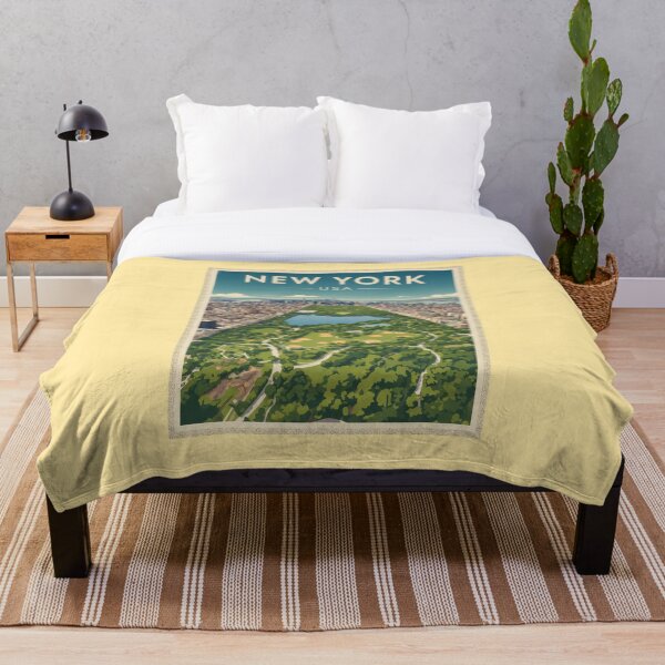 Item preview, New York Vintage Travel Art - Central Park - USA designed and sold by Wanderprintt.