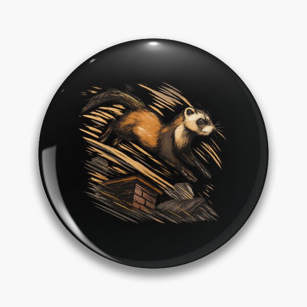 Item preview, Urban Parkour Ferret - Action Streetwear Design designed and sold by MKreative Studio.