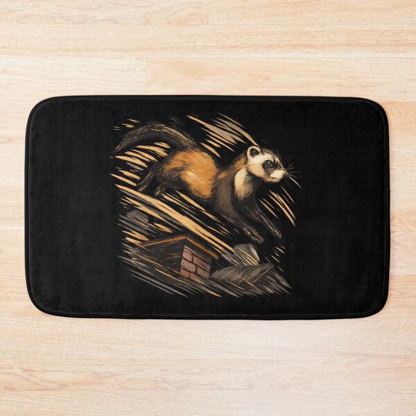 Item preview, Urban Parkour Ferret - Action Streetwear Design designed and sold by MKreative Studio.