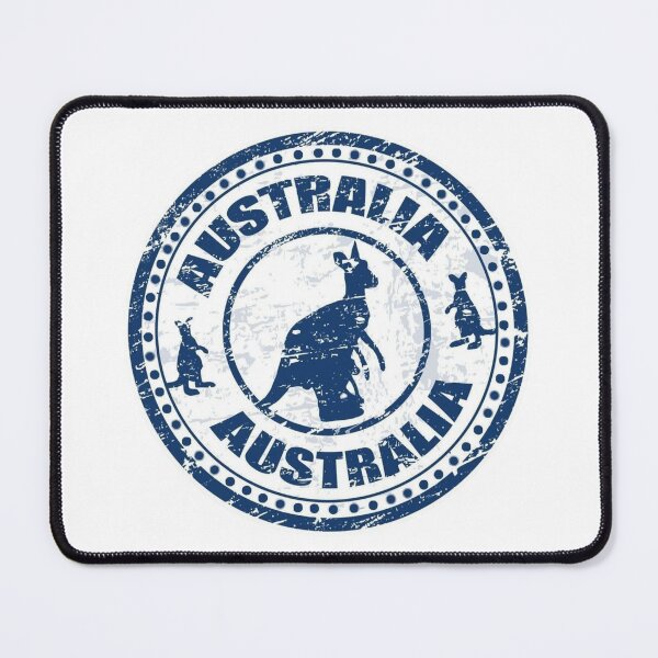 Item preview, Australia Vintage Travel Stamp designed and sold by Oniyasha.