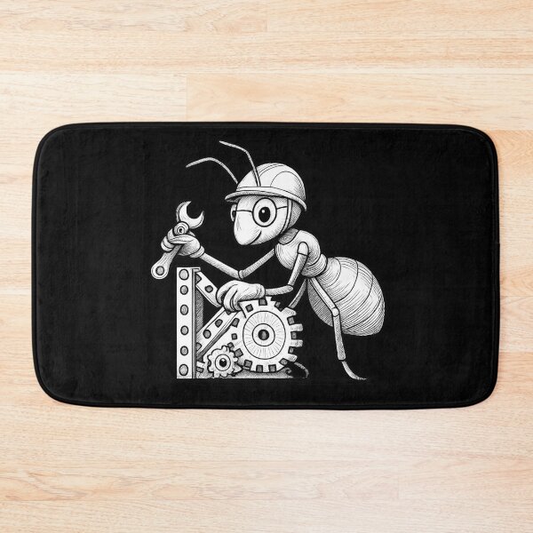 Item preview, Industrious Ant Engineer - Technical Line Art designed and sold by MKreative Studio.