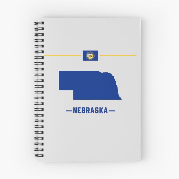 Item preview, Nebraska State Silhouette - Classic Navy & Gold Edition designed and sold by mashmosh.