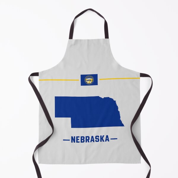 Item preview, Nebraska State Silhouette - Classic Navy & Gold Edition designed and sold by mashmosh.