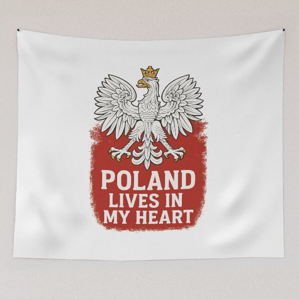 Item preview, Poland lives in my heart. White Eagle Polska Gift designed and sold by Pineapple-Tree.
