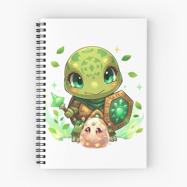 Item preview, Rook Stoneward – The Little Shield of Tomorrow | Druid Turtle Guardian Fantasy Art designed and sold by Monzora.