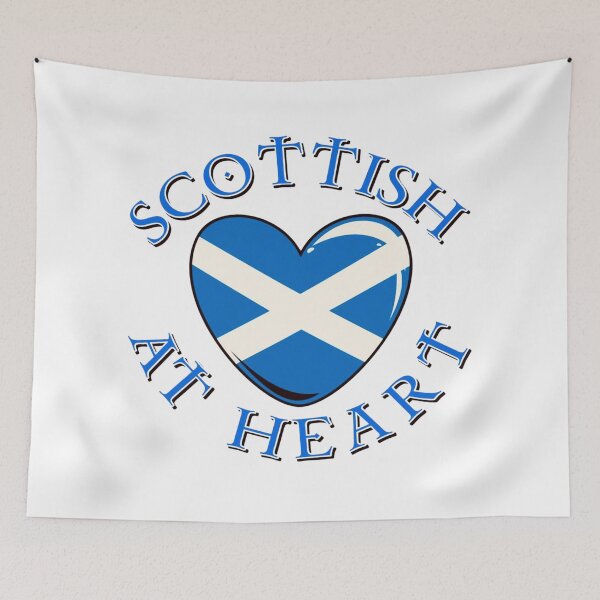 Item preview, Scotland Heart Flag Heritage Design designed and sold by Oniyasha.