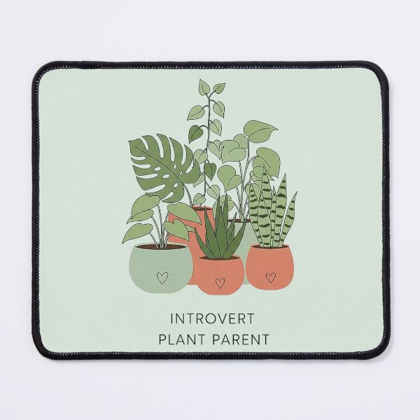 Item preview, Minimalist Introvert Plant Parent Art designed and sold by SholoStudio.