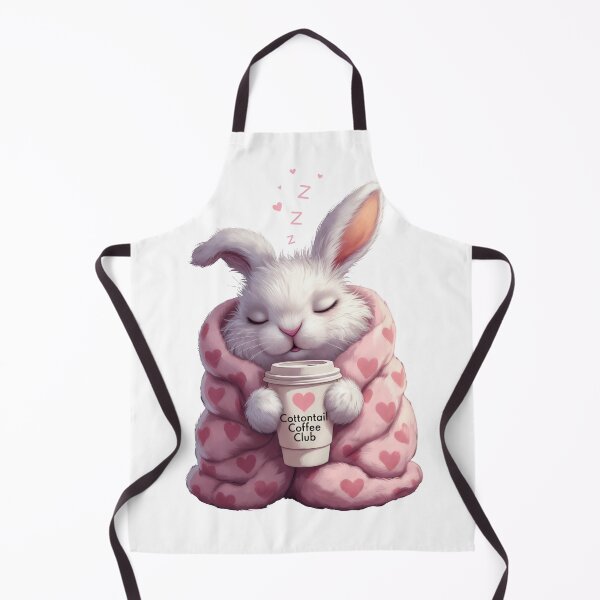 Item preview, Sleepy rabbit with coffee in its heart blanket designed and sold by worldshopcolor.