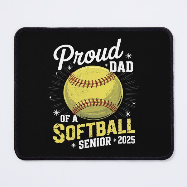 Item preview, Proud Dad Of A Softball Senior 2025 Graduate designed and sold by MarryIsMonth.