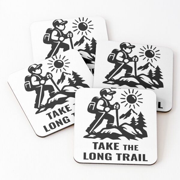 Item preview, TAKE THE LONG TRAIL | Hiking T-Shirt | Hiker Gift | Outdoor Sports Tee designed and sold by Bronse Wear.