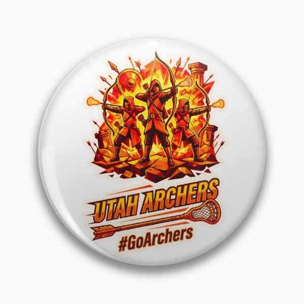 Item preview, Utah Archers Illustrated Fan Design for Lacrosse Lovers designed and sold by Designfordream.
