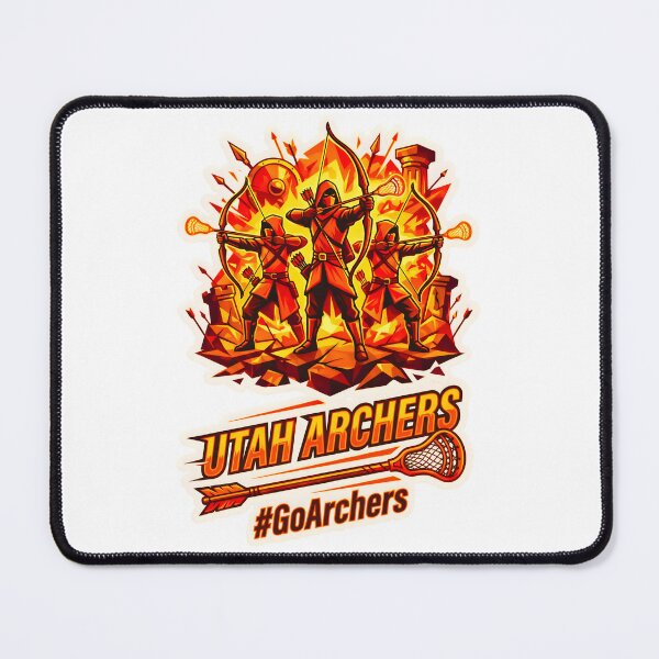Item preview, Utah Archers Illustrated Fan Design for Lacrosse Lovers designed and sold by Designfordream.