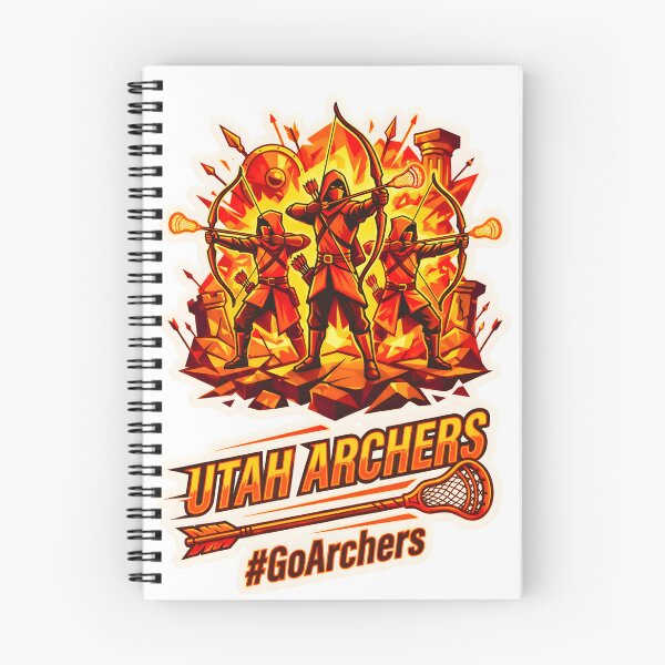 Item preview, Utah Archers Illustrated Fan Design for Lacrosse Lovers designed and sold by Designfordream.