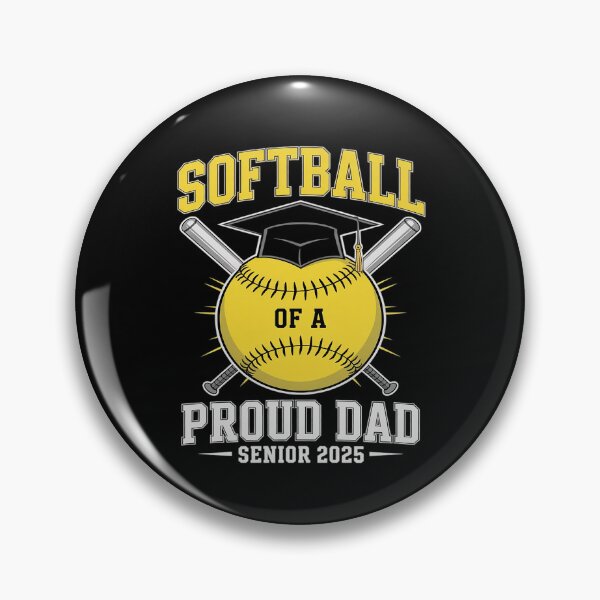 Item preview, Proud Dad Of A Softball Senior 2025 Graduate Softball  designed and sold by MarryIsMonth.