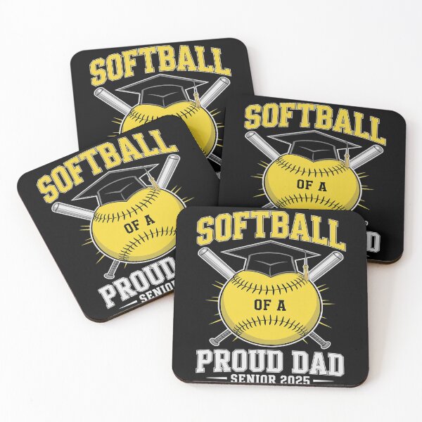 Item preview, Proud Dad Of A Softball Senior 2025 Graduate Softball  designed and sold by MarryIsMonth.