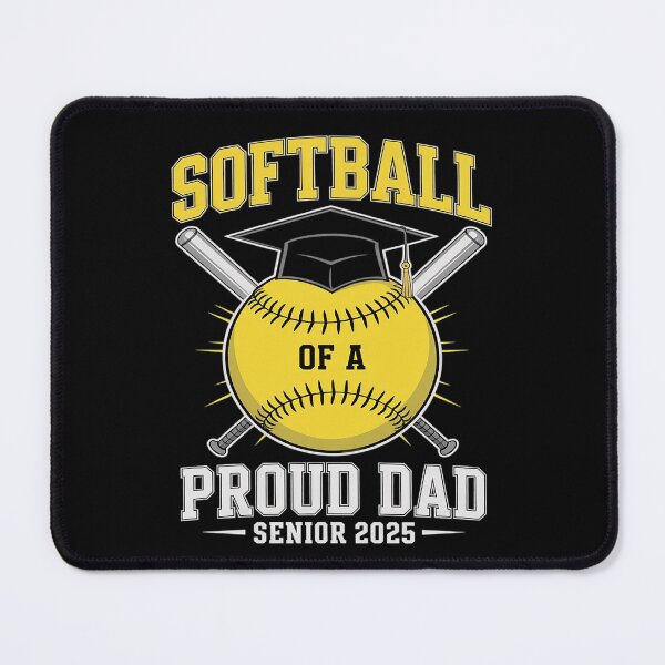 Item preview, Proud Dad Of A Softball Senior 2025 Graduate Softball designed and sold by MarryIsMonth.