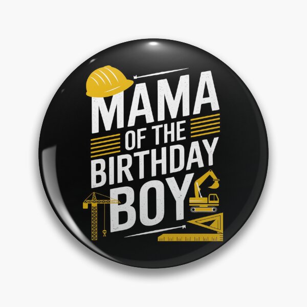 Item preview, Mama of the Birthday Boy Construction Worker Bday Party  designed and sold by MarkLeedsArt.