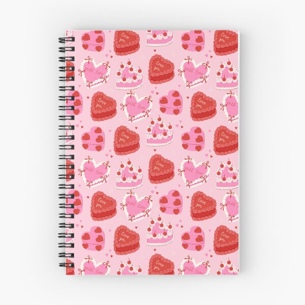 Item preview, pattern with heart-shaped cakes designed and sold by burbura.