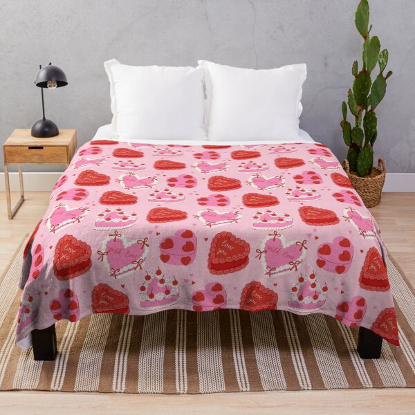 Item preview, pattern with heart-shaped cakes designed and sold by burbura.