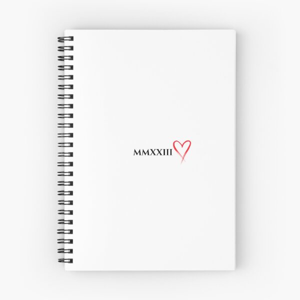 Item preview, Minimalist T-shirt with the date 2023, Roman numerals, and a red heart - Valentine's Day gift designed and sold by DuoDesign09.