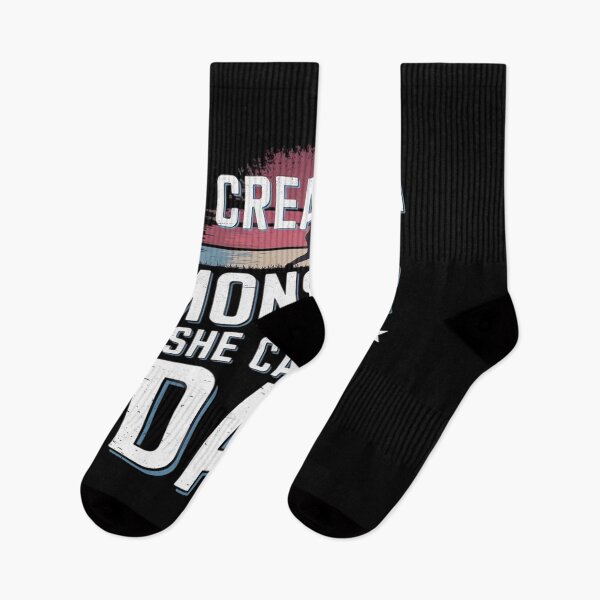 Item preview, Proud Softball Dad - I created a monster she calls me dad  designed and sold by MarryIsMonth.