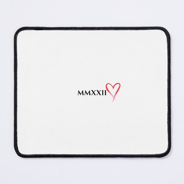Item preview, Minimalist T-shirt with the date 2022, Roman numerals, and a red heart - Valentine's Day gift designed and sold by DuoDesign09.