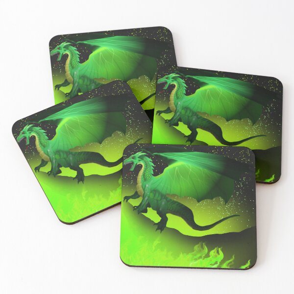 Item preview, Dragon on Green  designed and sold by Digital Attic 95.