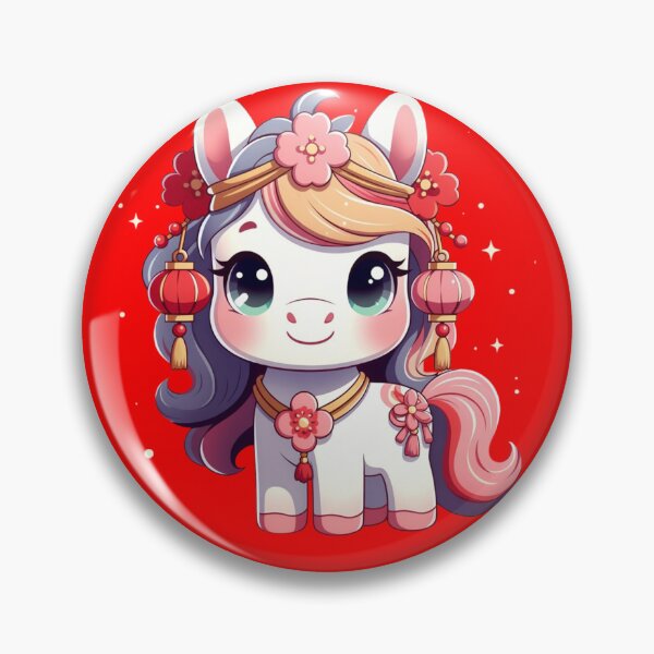 Artikelvorschau, Niedliches Pony-Motiv zum chinesischen Neujahr 2026 entworfen und verkauft von GrumpySableye.