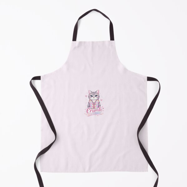 Item preview, Crumb Inspector – Pastel Cat in Rainbow High-Vis Jacket | Cute Gluten Free Safety Design designed and sold by My Gluten Free Life UK.