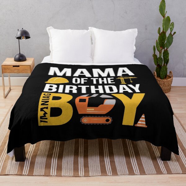 Item preview, Mama of the Birthday Construction Worker Boy Crew Bday Party  designed and sold by MarkLeedsArt.