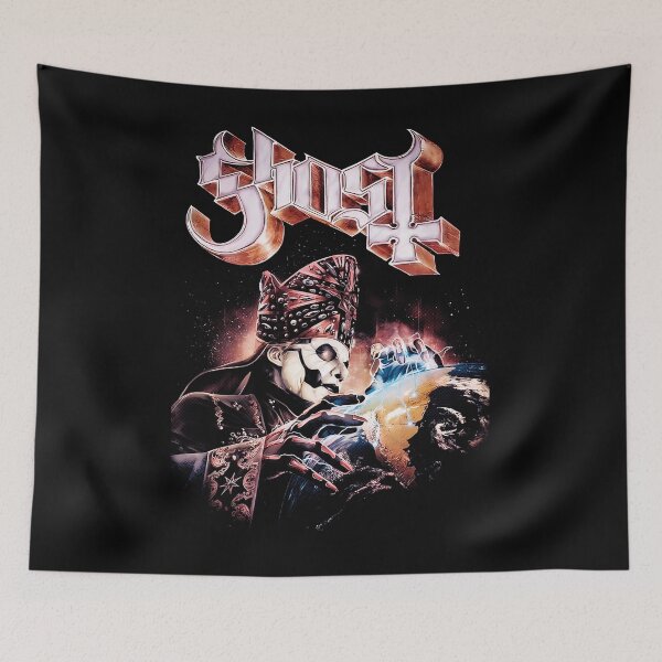 Item preview, Ghost Band World Domination - Papa Emeritus Artwork - Metal Fan  designed and sold by ROSEROMEROMM.