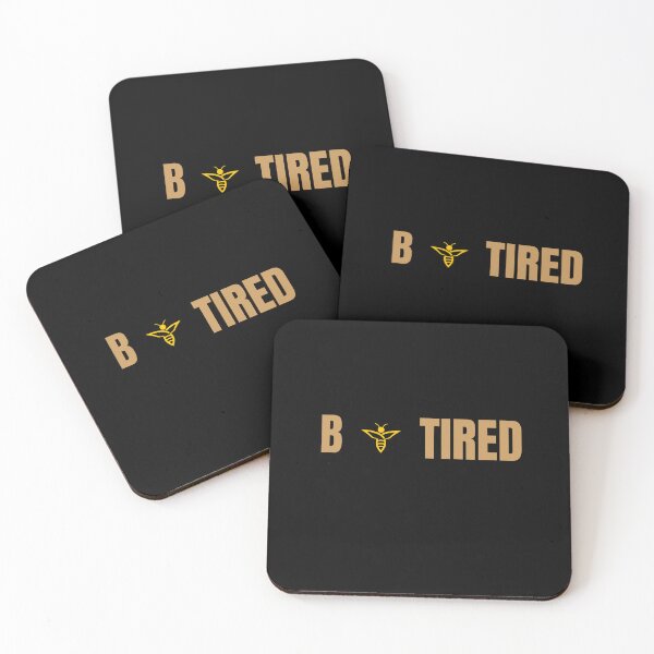 Item preview, Bee Tired – Funny Bee Mood Design designed and sold by GentleStudio.
